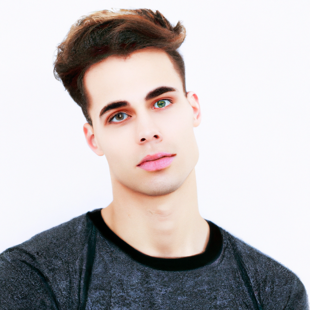 Retrato en clave alta con fondo blanco limpio y luz suave natural